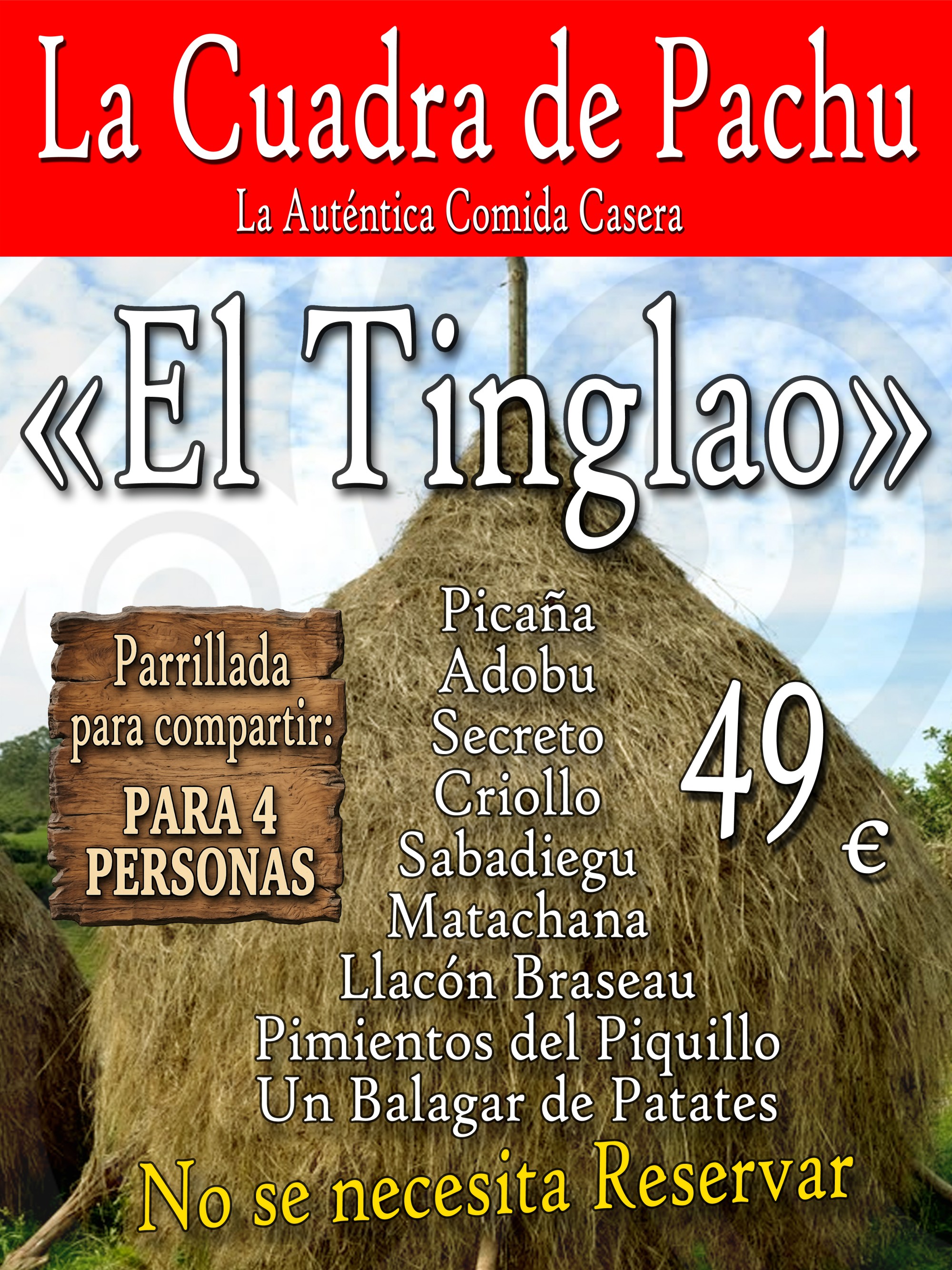 Menú Tinglao